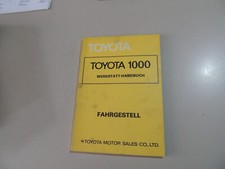 06.1977 Toyota 1000 telaio manuale officina