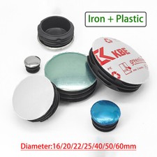 Inserti per tubi 16-60 mm tappi per tubi in ferro metallo tappi terminali tondi