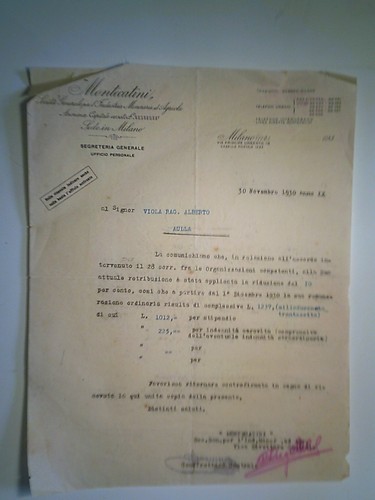 Lettera montecatini sede di - lettera,