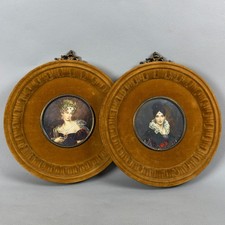 Coppia Miniature Dipinti