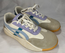 Scarpa De Florence donna 8,5 US EUR 40 vintage Italia blu viola e bianco