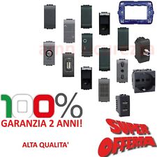 PRESA INTERRUTTORE SHUKO TV DIMMER BTICINO LIVING INTERNATIONAL COMPATIBILE RJ45