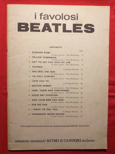 Favolosi beatles brani - i, 14