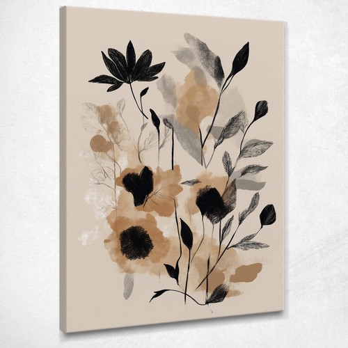 Quadro botanico moderno foglie - moderno,
