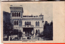 CARTOLINA  SONDRIO CITTA' FP  VIAGGIATA 1936 VILLA TAVELLI