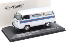 Volkswagen VW T2 Transporter Porsche Renndienst Martini Design 1:43 Minichamps