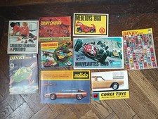 9 Cataloghi Catalogues Modellismo  cui Dinky Toys, Corgi Toys, Solido, Matchbox
