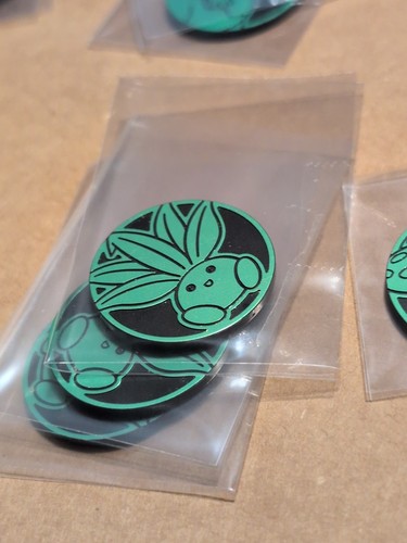 Pokemon mini moneta verde - moneta,