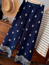 PANTALONE ZARA NAVY VITA ALTA