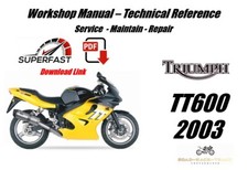 Triumph TT600 TT 600 Manuale