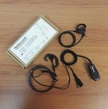 LOTTO nr. 5 Laringofoni Telecom modello X-18-IL per apparati radio portatili