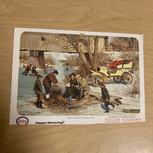 Pagina calendario vintage esso - calendario,