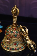 18 cm Cina Tibetano Argento