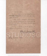 AUTOGRAFO SU LETTERA ALBERTO