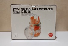 VASETTI APERITIVO, COCKTAIL, BRUNCH APS CON COPERCHIO WECK IN VETRO 12 PEZZI