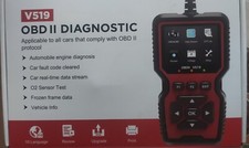 OBD II Lettore Codici V519 Strumento Diagnosi Auto Tester di Tensione 