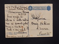 Timbro Posta Militare Convalescenziario Quadrupedi POIRINO 1943 WZ1013