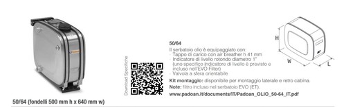 Serbatoio olio litri - olio, 75