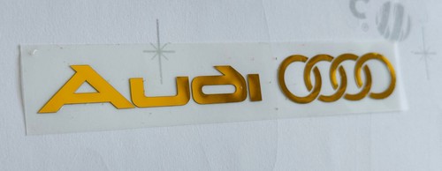 Adesivi specchio gold audi - specchio,