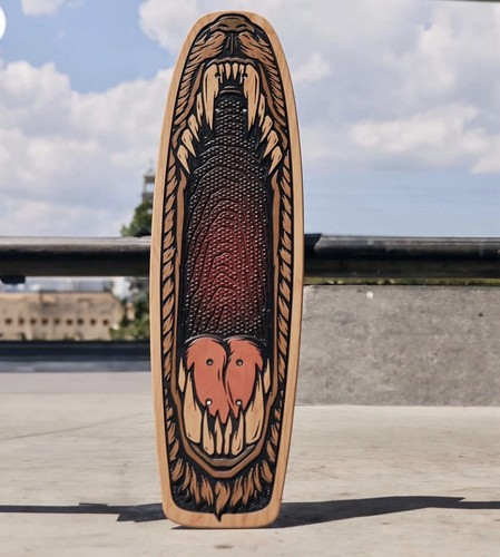 Bear walker skateboard - bear,