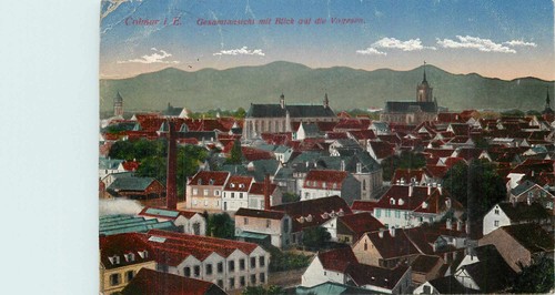 Cartolina colmar alsazia - colmar,