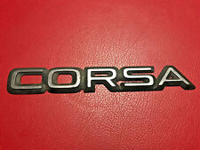 OPEL CORSA 207MM LOGO SIGLA EMBLEMA FREGIO STEMMA SCRITTA TARGHETTA BADGE TARGA