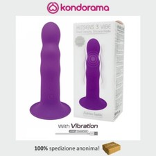 Hitsens stimolatore anal plug anale vibratore in silicone premium dildo vibrante