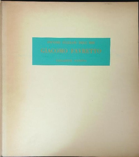 Giacomo favretto vv - favretto, aa.vv