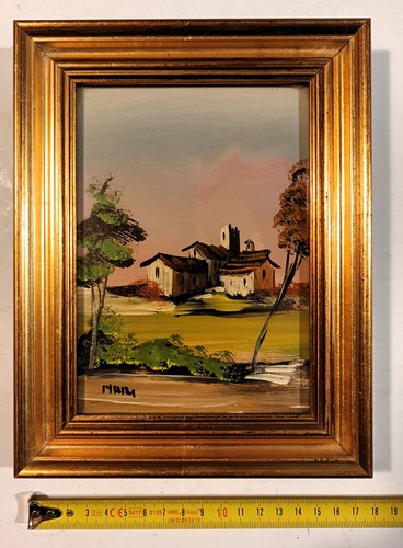 Quadro paesaggio campestre con - quadro,