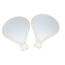  2 Pcs Specchio A Forma Di