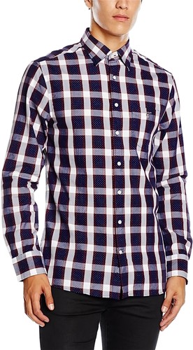 Gant uomo viola fig plaid - gant,