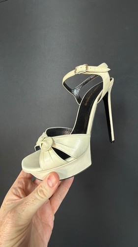 Ysl tacco plateau bianco - tacco,