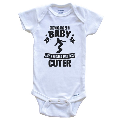 Snowboarder baby like a - baby,
