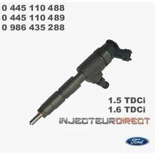 Iniettore BOSCH 0445110489 Ford B-Max C-Max 1.5 TDCi CV6Q9F593AA