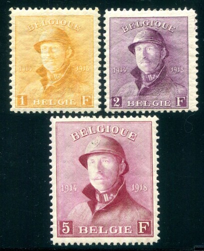 Belgio 1919 156 - 156.155.157, *