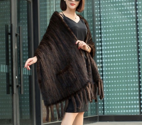 Poncho cappotto donna vera