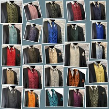 XS - 6XL Uomo Paisley Vestito