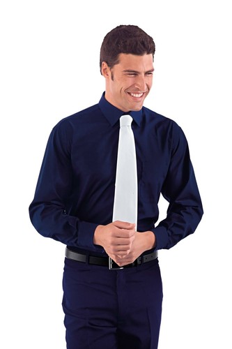 Camicia hostess unisex blu - camicia,