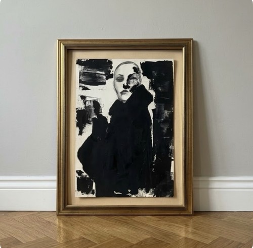 Quadro ritratto carta - ritratto, su