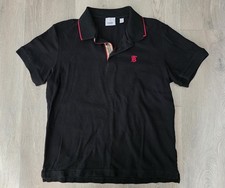 Polo Burberry uomo grande nera