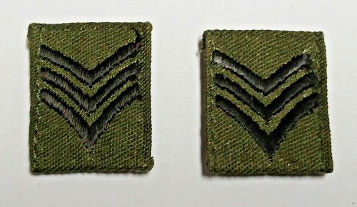 Coppia army patch gradi - coppia,