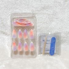 Punte per unghie rosa sfumato