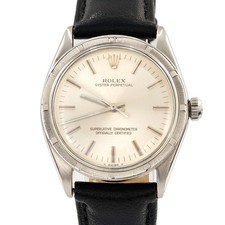 Orologio Uomo Rolex Acciaio Inox Oyster Perpetual No-Date Quadrante Argento 1007