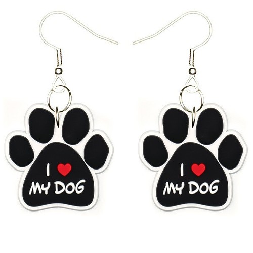 Orecchini love dog fatti a - love,