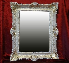 Specchio da Parete Oro Bianco