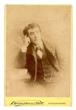 Antique Cabinet Card Brown