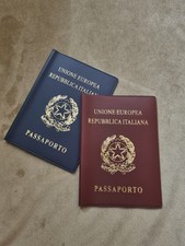 2 Porta Passaporto Porta Documenti Repubblica Italiana Unione Europea 