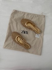 Zara Gold Metallic Braided