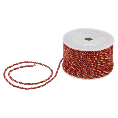 Cordón poliéster rojo - cordón,