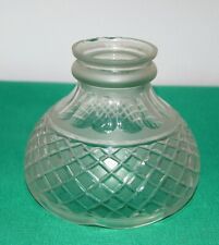 Antico ricambio in vetro (tulipe) decorato per applique-lampada-lampadari ('900)